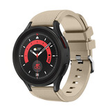 Strap-it® Samsung Galaxy Watch 5 Pro Silikonarmband (Beige) Strap-it® Samsung Galaxy Watch 5 Pro Silikonarmband (Beige)