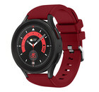 Strap-it® Strap-it Samsung Galaxy Watch 5 Pro Silikonarmband (Burgund)