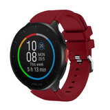 Strap-it® Polar Pacer Silikonarmband (Burgund)