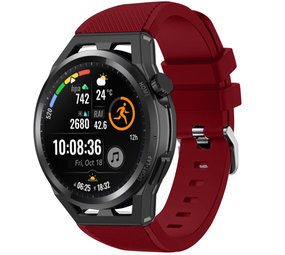 Strap-it® Huawei Watch GT Runner Silikonarmband (Burgund) Strap-it® Huawei Watch GT Runner Silikonarmband (Burgund)