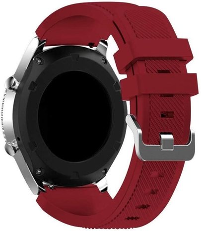 Strap-it® Strap-it Huawei Watch GT 2 Silikonarmband (Burgund)