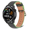 Strap-it® Strap-it Huawei Watch GT Runner Lederarmband (Schwarz-Grün) Strap-it® Strap-it Huawei Watch GT Runner Lederarmband (Schwarz-Grün)