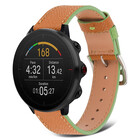 Strap-it® Strap-it Polar Vantage M Lederarmband (Braun-Grün)