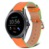 Strap-it® Strap-it Fossil Gen 5e 44mm Lederarmband (Orange Grün) Strap-it® Strap-it Fossil Gen 5e 44mm Lederarmband (Orange Grün)