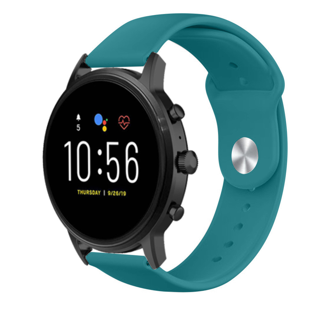 Strap-it® Strap-it Fossil Gen 5 Sportarmband (Grün-Blau)