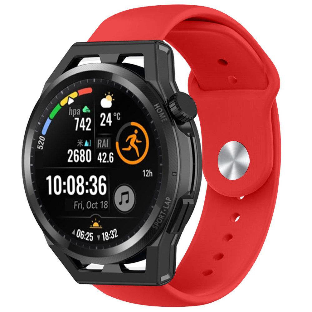 Strap-it® Strap-it Huawei Watch GT Runner Sportarmband (Rot)