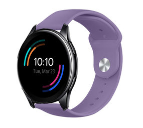 Strap-it® OnePlus Watch Sportarmband (Helllila) Strap-it® OnePlus Watch Sportarmband (Helllila)