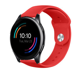 Strap-it® OnePlus Watch Sportarmband (Rot)