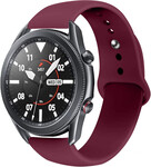 Strap-it® Strap-it Samsung Galaxy Watch 3 45mm Sportarmband (Burgund)