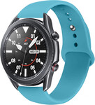 Strap-it® Strap-it Samsung Galaxy Watch 3 45mm Sportarmband (Hellblau)