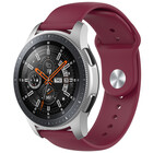 Strap-it® Strap-it Samsung Galaxy Watch 46mm Sportarmband (Burgund)