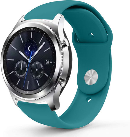 Strap-it® Strap-it Samsung Gear S3 Sportarmband (Grün-Blau)