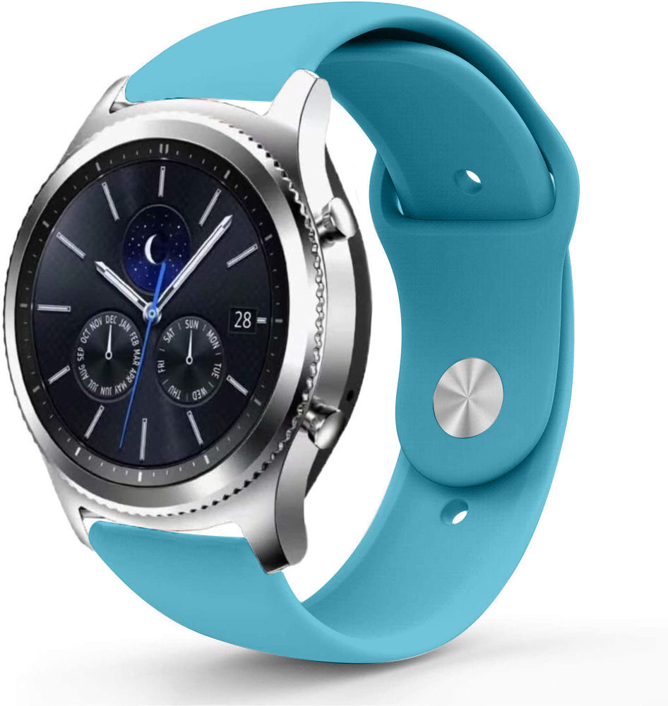 Strap-it® Strap-it Samsung Gear S3 Sportarmband (Hellblau)