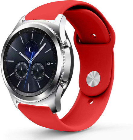 Strap-it® Strap-it Samsung Gear S3 Sportarmband (Rot)