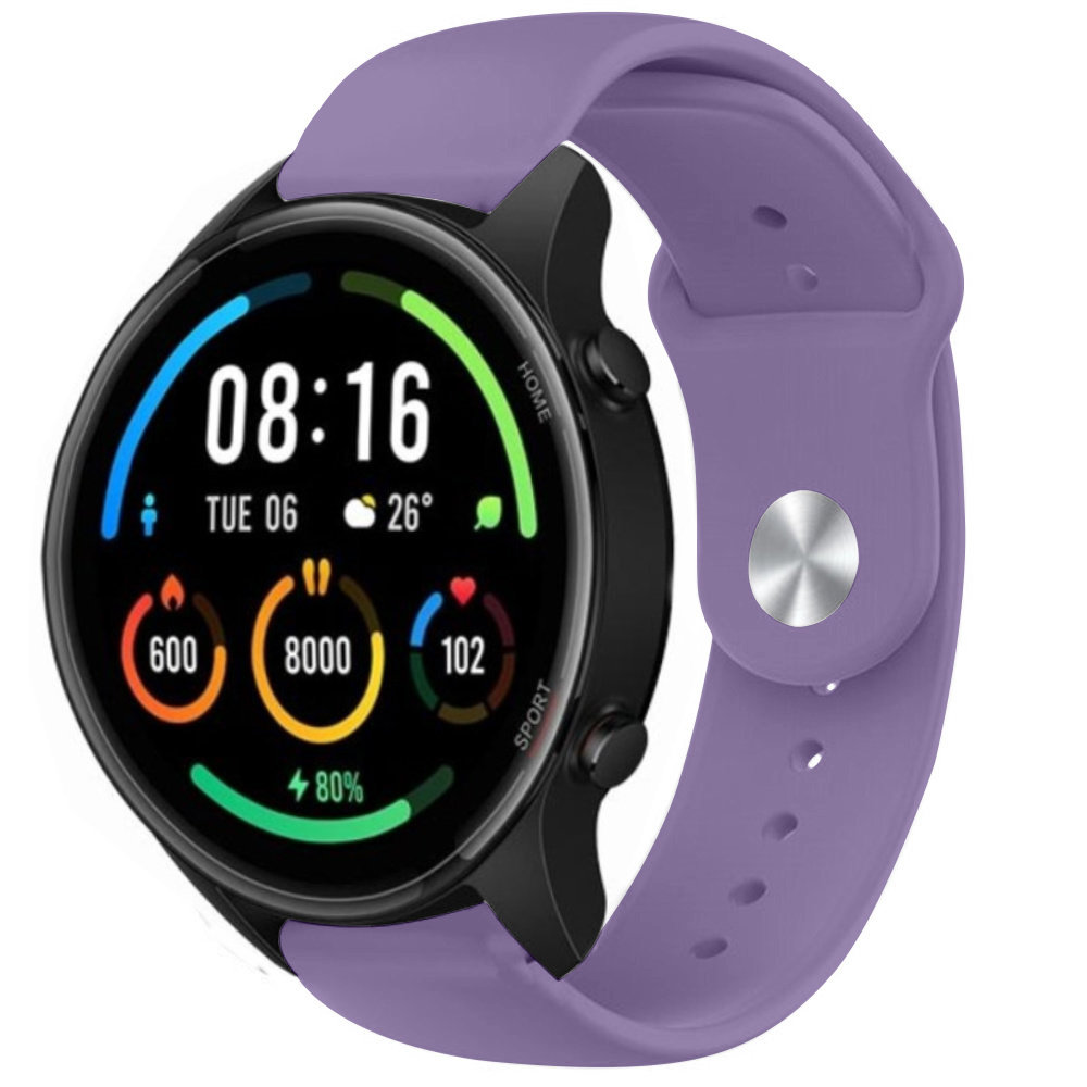 Strap-it® Strap-it Xiaomi Mi Watch Sportarmband (Helllila)
