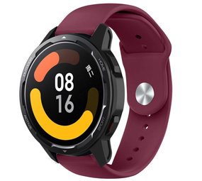 Strap-it® Xiaomi Watch S1 Sportarmband (Burgund) Strap-it® Xiaomi Watch S1 Sportarmband (Burgund)