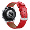 Strap-it® Strap-it Samsung Galaxy Watch 3 45 mm Lederarmband (Rot)