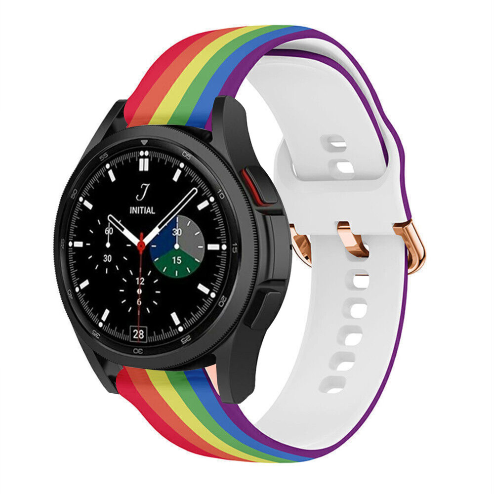 Strap-it® Strap-it Taste the Rainbow Samsung Galaxy Watch 4 Classic 46mm Armband Strap-it® Strap-it Taste the Rainbow Samsung Galaxy Watch 4 Classic 46mm Armband
