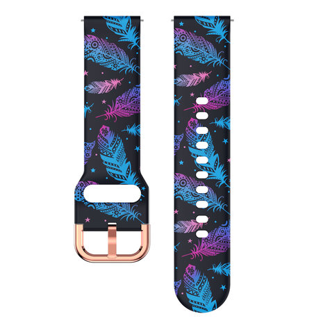 Strap-it® Strap-it Funky Feather Samsung Galaxy Watch Active Armband Strap-it® Strap-it Funky Feather Samsung Galaxy Watch Active Armband