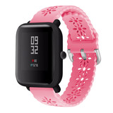 Strap-it® Xiaomi Amazfit Bip Silikonarmband mit Muster (Hellrosa) Strap-it® Xiaomi Amazfit Bip Silikonarmband mit Muster (Hellrosa)