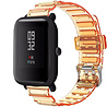 Strap-it® Strap-it Xiaomi Amazfit Bip Crystal Armband (Transparent Orange) Strap-it® Strap-it Xiaomi Amazfit Bip Crystal Armband (Transparent Orange)