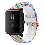 Strap-it® Silly Stripes Xiaomi Amazfit Bip Armband Strap-it® Silly Stripes Xiaomi Amazfit Bip Armband