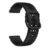 Strap-it® Strap-it Amazfit GTS 2 Silikonarmband mit Muster (Schwarz) Strap-it® Strap-it Amazfit GTS 2 Silikonarmband mit Muster (Schwarz)