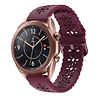 Strap-it® Strap-it Samsung Galaxy Watch 3 41mm Silikonarmband mit Muster (Burgund) Strap-it® Strap-it Samsung Galaxy Watch 3 41mm Silikonarmband mit Muster (Burgund)