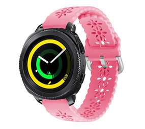 Strap-it® Samsung Gear Sport Silikonarmband mit Muster (Hellpink) Strap-it® Samsung Gear Sport Silikonarmband mit Muster (Hellpink)