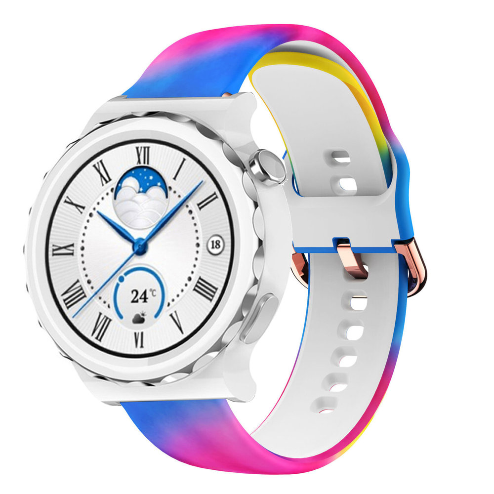 Strap-it® Strap-it Color Crazy Huawei Watch GT 3 Pro 43mm Armband Strap-it® Strap-it Color Crazy Huawei Watch GT 3 Pro 43mm Armband