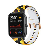 Strap-it® Sunny Flower Xiaomi Amazfit GTS Armband Strap-it® Sunny Flower Xiaomi Amazfit GTS Armband