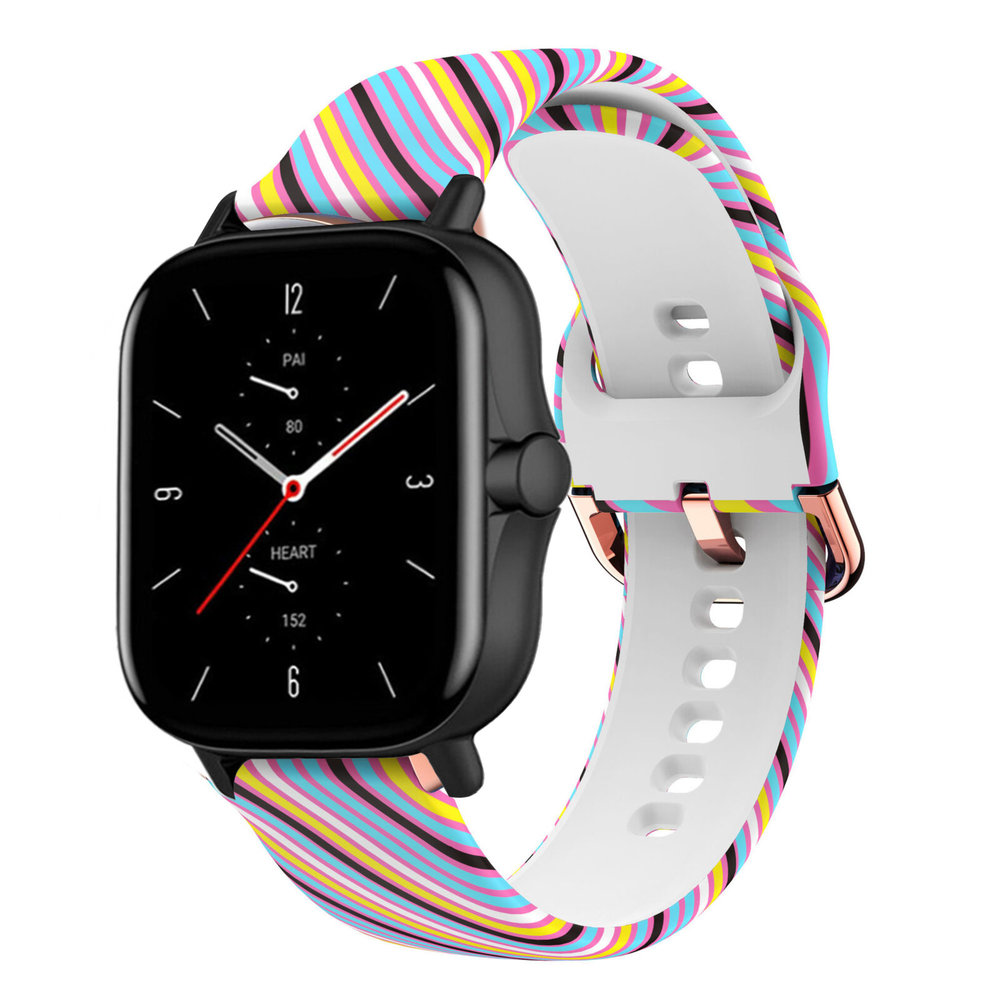 Strap-it® Strap-it Silly Stripes Amazfit GTS 2 Armband