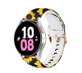 Strap-it® Sunny Flower Samsung Galaxy Watch 5 44mm Armband Strap-it® Sunny Flower Samsung Galaxy Watch 5 44mm Armband