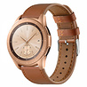 Strap-it® Strap-it Samsung Galaxy Watch 42mm Lederarmband (glattes Braun) Strap-it® Strap-it Samsung Galaxy Watch 42mm Lederarmband (glattes Braun)