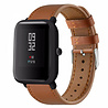 Strap-it® Strap-it Xiaomi Amazfit Bip Lederarmband (glattes Braun) Strap-it® Strap-it Xiaomi Amazfit Bip Lederarmband (glattes Braun)