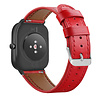 Strap-it® Strap-it Amazfit GTS 2 Lederarmband (Rot) Strap-it® Strap-it Amazfit GTS 2 Lederarmband (Rot)
