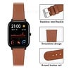 Strap-it® Strap-it Amazfit GTS 2 Lederarmband (glattes Braun) Strap-it® Strap-it Amazfit GTS 2 Lederarmband (glattes Braun)