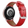 Strap-it® Strap-it Samsung Galaxy Watch 4 Classic 42mm Lederarmband (Rot) Strap-it® Strap-it Samsung Galaxy Watch 4 Classic 42mm Lederarmband (Rot)