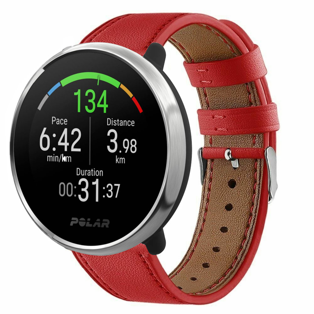 Strap-it® Strap-it Polar Ignite Lederarmband (Rot) Strap-it® Strap-it Polar Ignite Lederarmband (Rot)