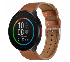 Strap-it® Polar Pacer Lederarmband (glattes Braun) Strap-it® Polar Pacer Lederarmband (glattes Braun)