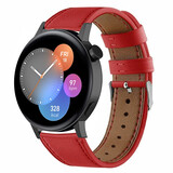 Strap-it® Huawei Watch GT 3 42mm Lederarmband (Rot)