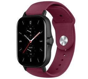 Strap-it® Amazfit GTS 2 Sportarmband (Burgund) Strap-it® Amazfit GTS 2 Sportarmband (Burgund)