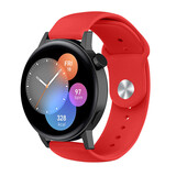 Strap-it® Huawei Watch GT 3 42mm Sportarmband (Rot)