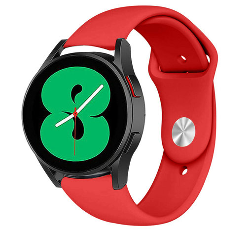 Strap-it® Strap-it Samsung Galaxy Watch 4 40mm Sportarmband (Rot)