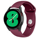 Strap-it® Strap-it Samsung Galaxy Watch 4 44mm Sportarmband (Burgund)