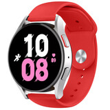 Strap-it® Samsung Galaxy Watch 5 44mm Sportarmband (Rot) Strap-it® Samsung Galaxy Watch 5 44mm Sportarmband (Rot)