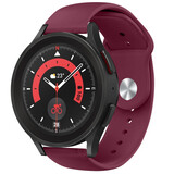 Strap-it® Samsung Galaxy Watch 5 Pro Sportarmband (Burgund) Strap-it® Samsung Galaxy Watch 5 Pro Sportarmband (Burgund)