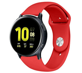 Strap-it® Samsung Galaxy Watch Active Sportarmband (Rot) Strap-it® Samsung Galaxy Watch Active Sportarmband (Rot)