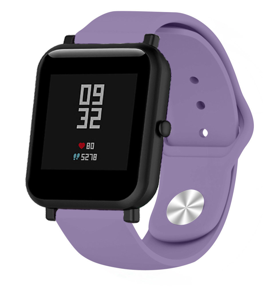 Strap-it® Strap-it Xiaomi Amazfit Bip Sportarmband (Helllila)