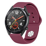 Strap-it® Huawei Watch GT 2 Sportarmband (Burgund) Strap-it® Huawei Watch GT 2 Sportarmband (Burgund)